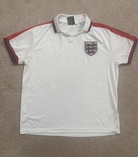 England Large Men's Football Polo Shirt