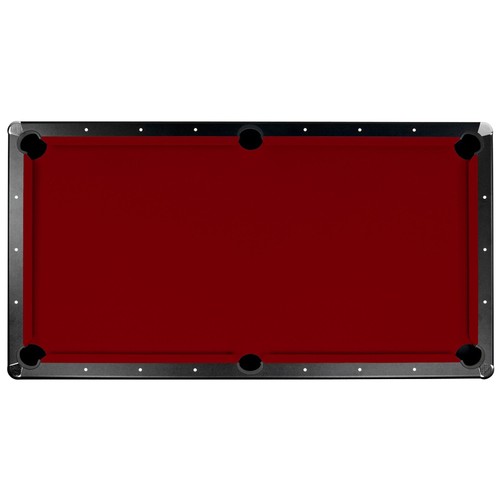 Burgundy foot pool table - burgundy,