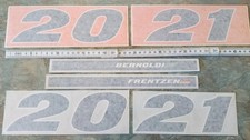 Orange Arrows F1 A23 Genuine name/ number graphic decals x 6  Frentzen Bernoldi