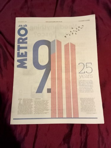 Historic metro newspaper 25th - historic,