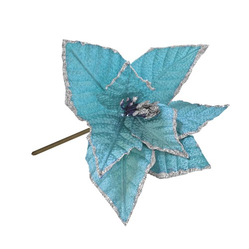 Christmas poinsettia 27cm - christmas,
