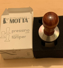 Metallurgica MOTTA Pressino Espresso/Coffee Tamper 58mm - *8102S Bubinga Handle*