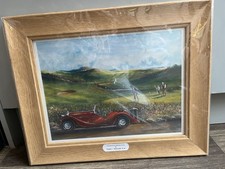 Golf art framed vintage - art,