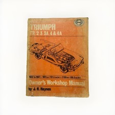Triumph TR3 TR4 1952-1967 Shop Service Repair Manual Wiring Diagrams Engine Body