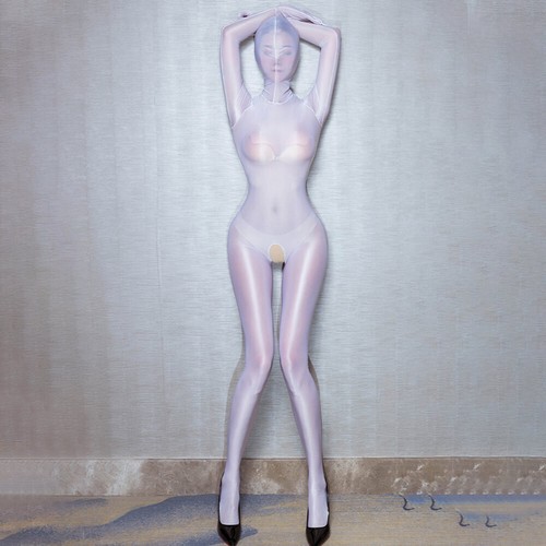 Womens shiny glossy bodysuit - shiny,