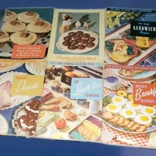 Vintage Cookbook Lot Culinary