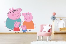 Peppa pig family wall - wall, sticker