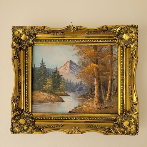 Vintage ornate gold framed - ornate,