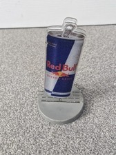 Genuine Red Bull Double Sided Table Bar Stand Can 3D Effect Heavy Base Office