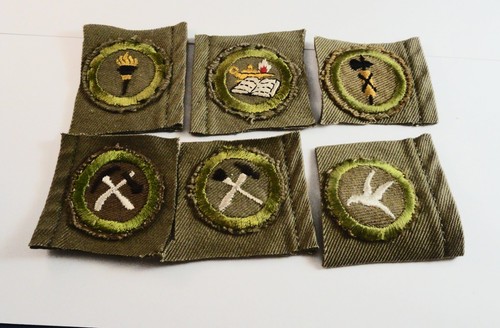 Six bsa merit badges - six,