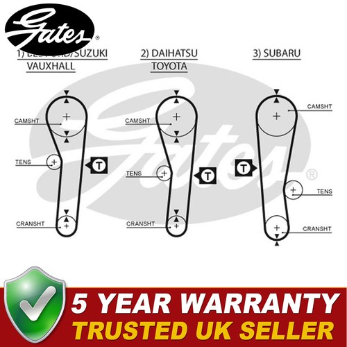 Gates timing cam belt fits - timing,