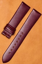 Hirsch Toronto 18mm Red Watch Strap