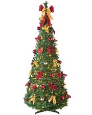 6ft pre lit pop christmas - pop, up