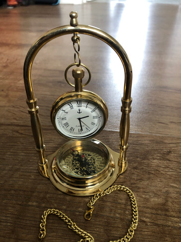 Vintage type solid - solid, brass