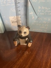 Enamel Trinket Box Panda with box 