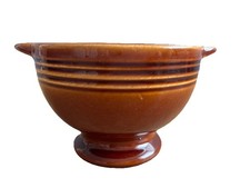 DENMEAD pottery brown treacle casserole oven dish without lid glazed tureen