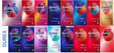 Durex Condoms All Types - Latex Free, Extra Safe, Thin, Ribbed, Dotted, Large