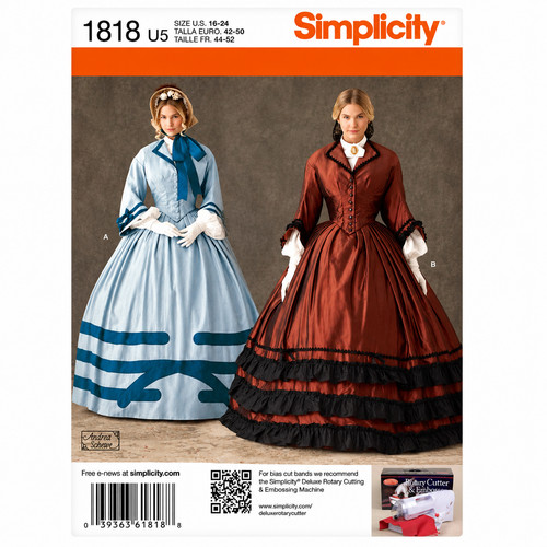 Simplicity 1818 antebellum - 1818,