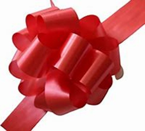 Red wedding car decoration - car,