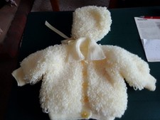 hand knitted loopy jacket
