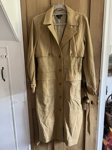 Aligne leather trench - leather, coat