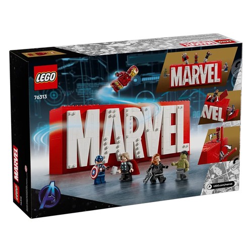Lego marvel logo figurine - lego,