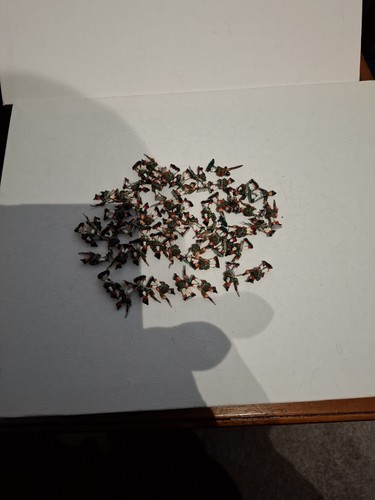 Vintage hand painted lead - hand,