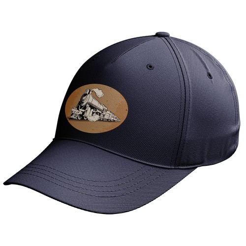 Retro trains baseball - baseball, cap