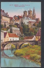 France Postcard - Semur - Le Pont Pinard Et L'Eglise Notre-Dame   RS11354