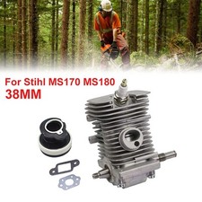 For Stihl MS170 MS180 018 Chainsaw Engine Motor Cylinder Piston Crankshaft 38mm