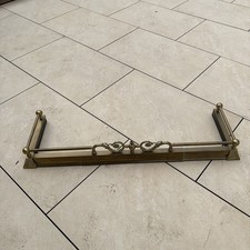 Brass Extendable Decorative Fire Fender Original Condition