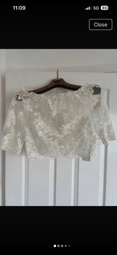 Ivory wedding dress jacket - wedding,
