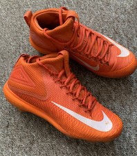 Nike Air Baseball Shoes UK 7 Mike Trout Metal Cleats Force Zoom Orange Pro Mid