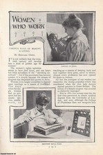 PILLOW-LACE MAKING ; EMBOSSING LEATHER ; PHYSICAL TRAINER ; TAPESTRY MAKING & MO