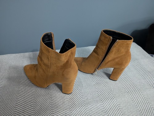 Womens tan suede boots size - tan,