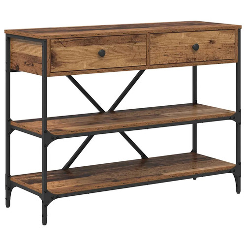 Console table with drawers - table,