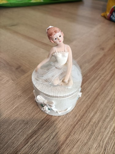 Vintage porcelain ballerina - vintage,