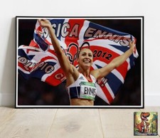Jessica Ennis London Olympics 2012 (2) Photo / Poster : Up To 36"