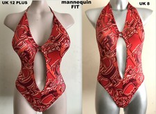 Christian Dior by John Galliano  Bathing suit Swimsuit  all over logo Very Rare 