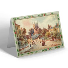 CHRISTMAS CARD Vintage Surrey