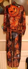 Age 11-12 Halloween Pumpkin Scarecrow Pitchfork Mask Hat Fancy dress Outfit