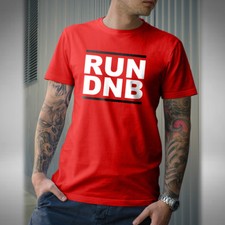 RUN DNB T-Shirt Jungle Drum & Bass Dance Music Lover Old Skool Small to 5XL