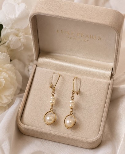 14k solid gold freshwater - 14k,