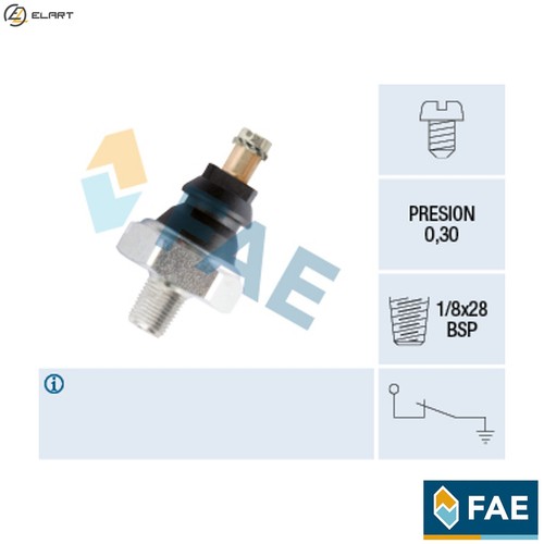 Oil pressure switch - 10610, for