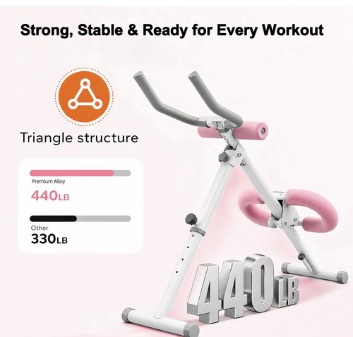 Adjustable trainer with lcd - ab,