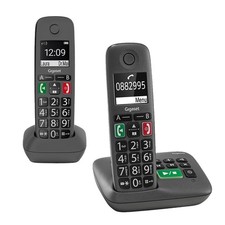 Gigaset Easy A Big Button Cordless Phone, Twin Handset