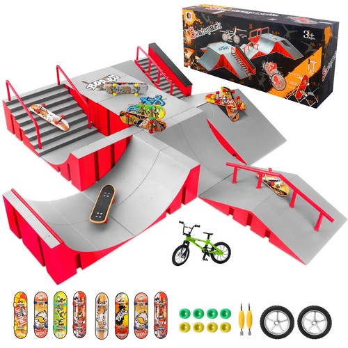 14in1 finger skateboard park - skateboard,