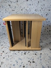 Wooden Rotating CD Rack