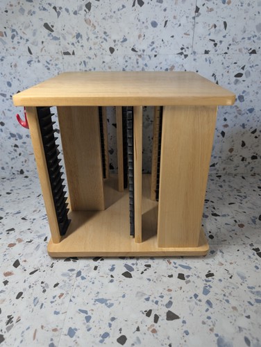 Wooden rotating rack - rotating, cd