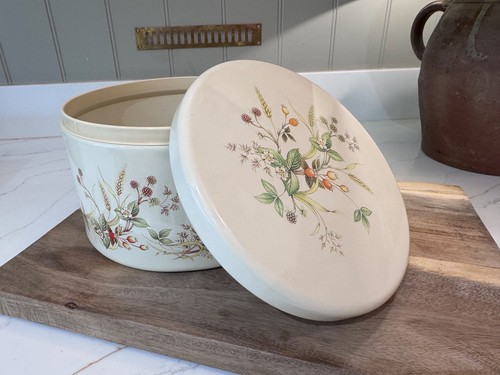 Vintage cake biscuit tin - vintage,